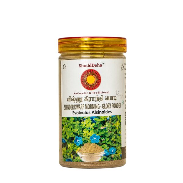 Vishnu Kiranthi/விஷ்னுக்கிரந்தி / Vishnukrantha / Slender Dwarf Morning-glory /Evolvulus Alsinoides/Vishnukranthi/Vishnukranthamu / Shankapushpi - 150g